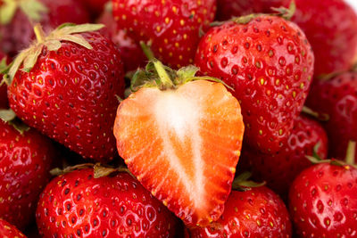 Close-up of strawberries