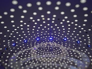 Full frame shot of illuminated lights