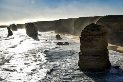 Panoramic view of sea against sky