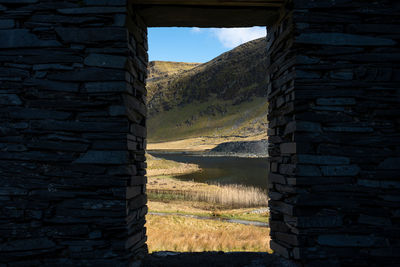 The abandoned cwmorthin slate quarry at blaenau ffestiniog in snowdonia, wales