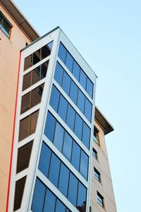 Low angle view of modern building