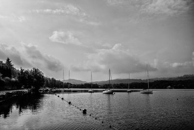 Scenic view of river against sky