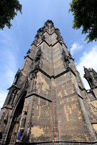 Low angle view of building against sky