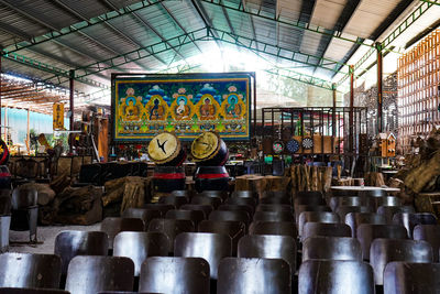 Interior of chinese school