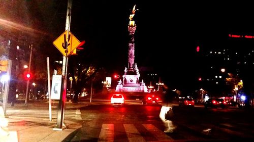 Night view of eiffel tower at night