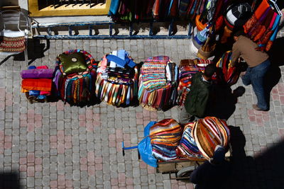 Clothes for sale at market
