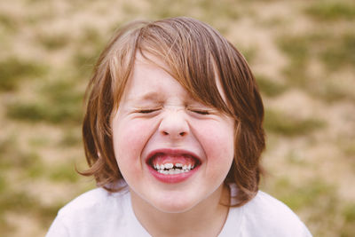 Portrait of a smiling boy