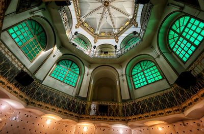 Low angle view of ceiling