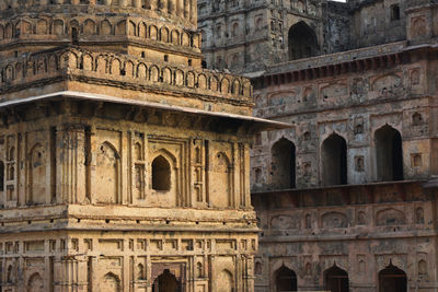 Low angle view of historical building