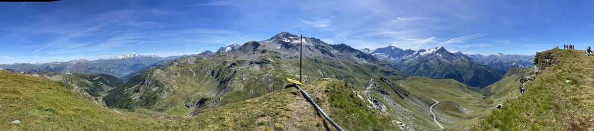 Panoramic view of landscape against sky