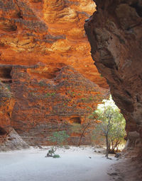 View of rock formation