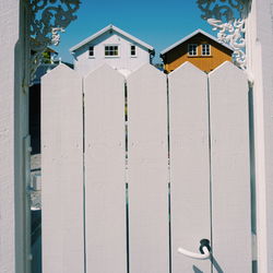 Beautiful old wooden gateway and entrance