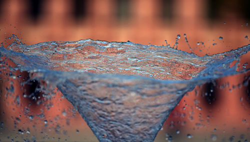 Full frame shot of water drops on metal