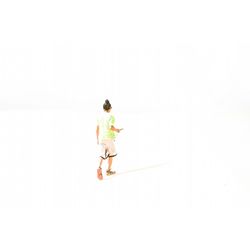 Full length of woman standing by railing