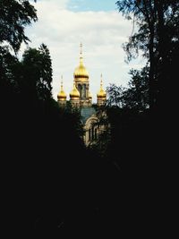 View of cathedral against cloudy sky