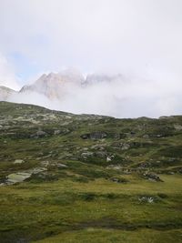 Scenic view of landscape against sky