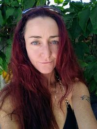 Portrait of beautiful young woman