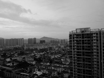 Cityscape against sky