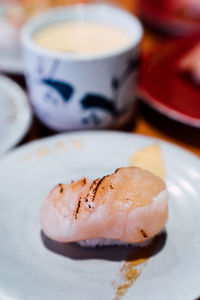 Close-up of coffee on table