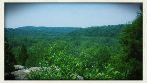 Scenic view of mountains