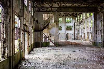 Entrance of abandoned building