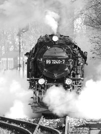 View of train against sky