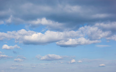 Low angle view of clouds in sky