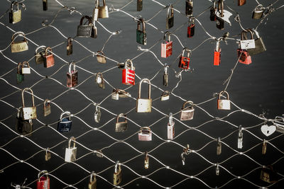 Full frame shot of chainlink fence