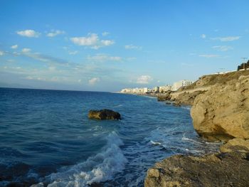 Scenic view of sea