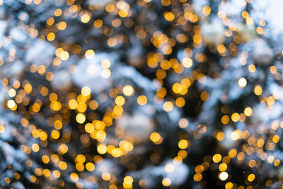 Holiday season out of focus background.