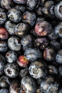 Full frame shot of blueberries