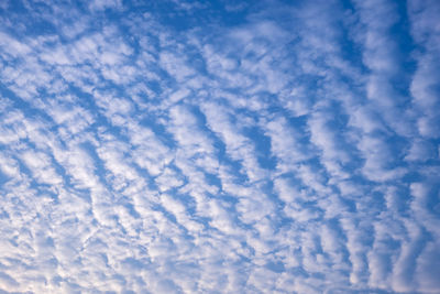 Low angle view of clouds in sky