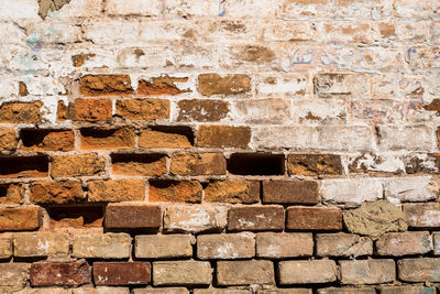 Full frame shot of brick wall