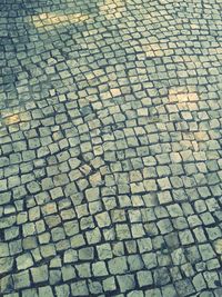 Full frame shot of tiled floor