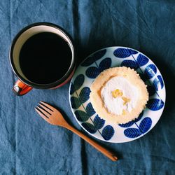 Coffee cup on table