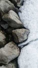 Full frame shot of pebbles