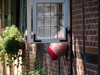 Built structure with windows