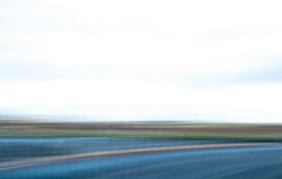 Scenic view of road against sky