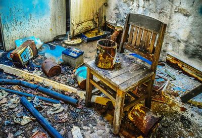 Abandoned interior