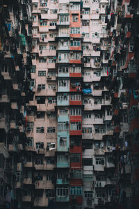 Full frame shot of residential buildings