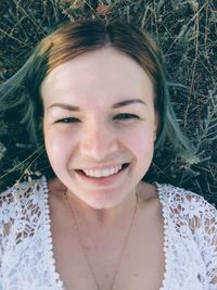 Portrait of a smiling young woman