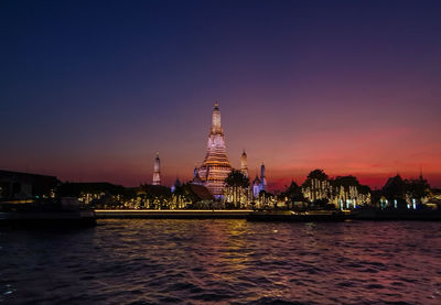 View of city at waterfront