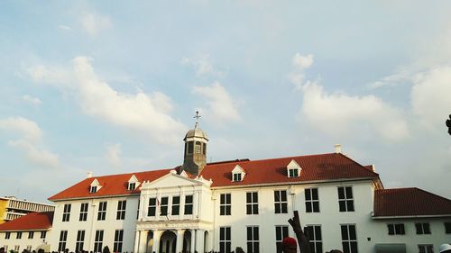 Residential building against sky