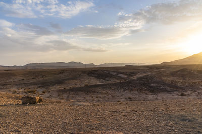 Beautiful mountains with colorful sand