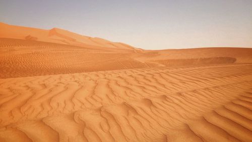 Scenic view of desert