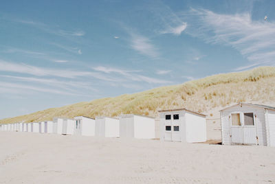 Beach houses, texel, the netherlands