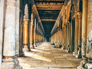 Corridor of building