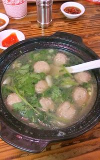 Close-up of soup in bowl