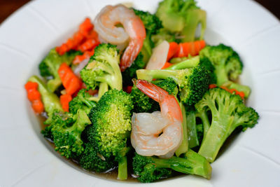 Close-up of salad in plate