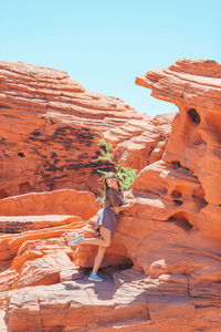 View of rock formations